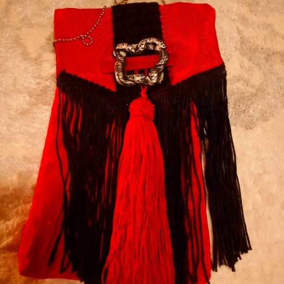 Pop art handmade vintage up-cycled purse - Picture 1 of 6